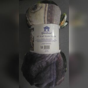 ELVIS Graceland Plush Throw 50x60